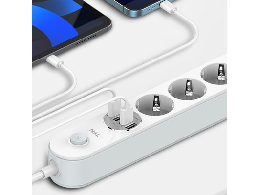 Сетевой фильтр TFN Power6 белый (TFN-Power6WH)